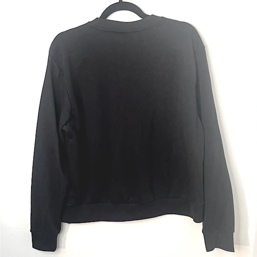 Adidas Crewneck Pullover Black & White Women’s size Medium - Picture 3 of 3